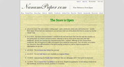 Desktop Screenshot of nanamipaper.com